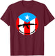 Young Lords Shirt Puerto Rican Flag Logo Gift T-Shirt - T-Shirt | Maroon