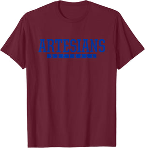 Martinsville Artesians Softball HS T-Shirt - T-Shirt | Maroon