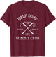 Climbed Half Dome Summit Club Hike Yosemite California USA T-Shirt - T-Shirt | Maroon