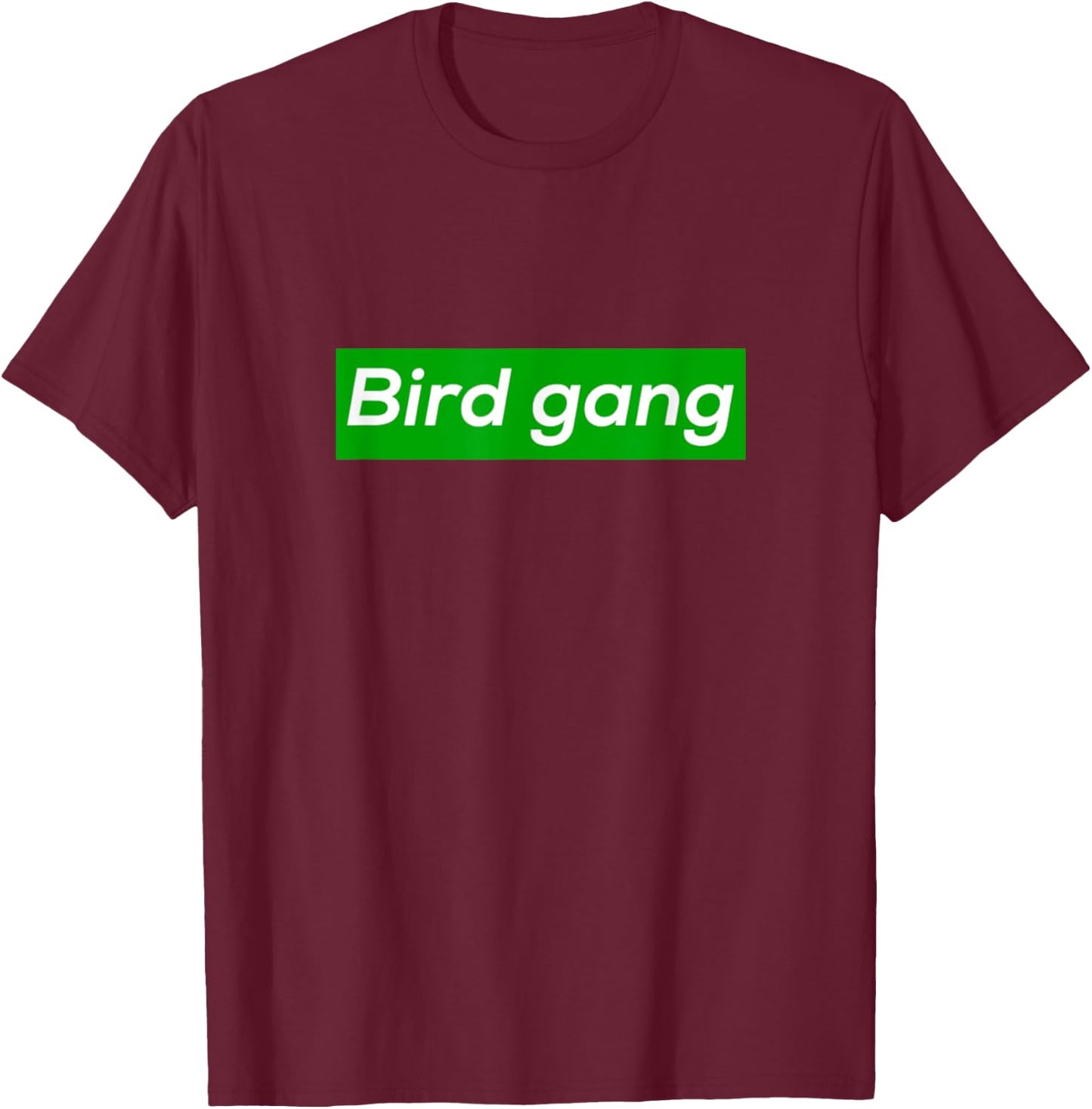 Bird Gang T-Shirt - T-Shirt | Maroon