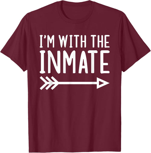 I'm With The Inmate Funny Matching Halloween Couple Costume