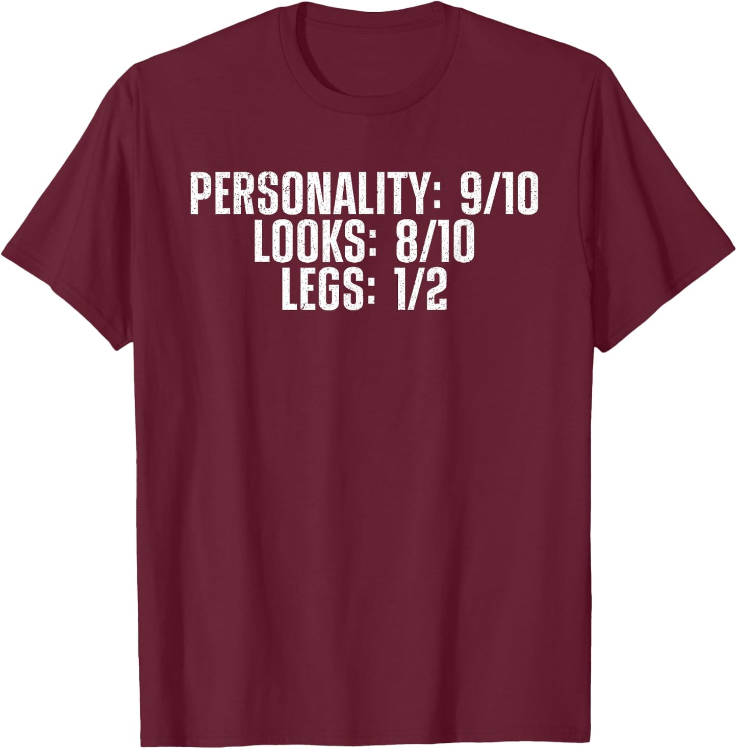 Cool Leg Amputation Art Women Leg Amputation Amputee T-Shirt - T-Shirt | Maroon