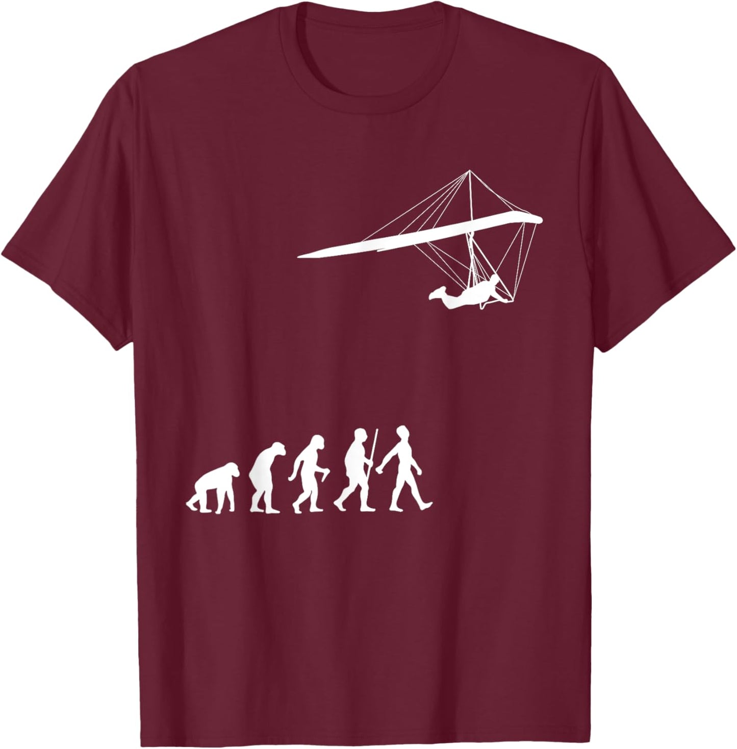 Best Hang Glider Art Women Hang Glide Hang Gliding T-Shirt - T-Shirt | Maroon