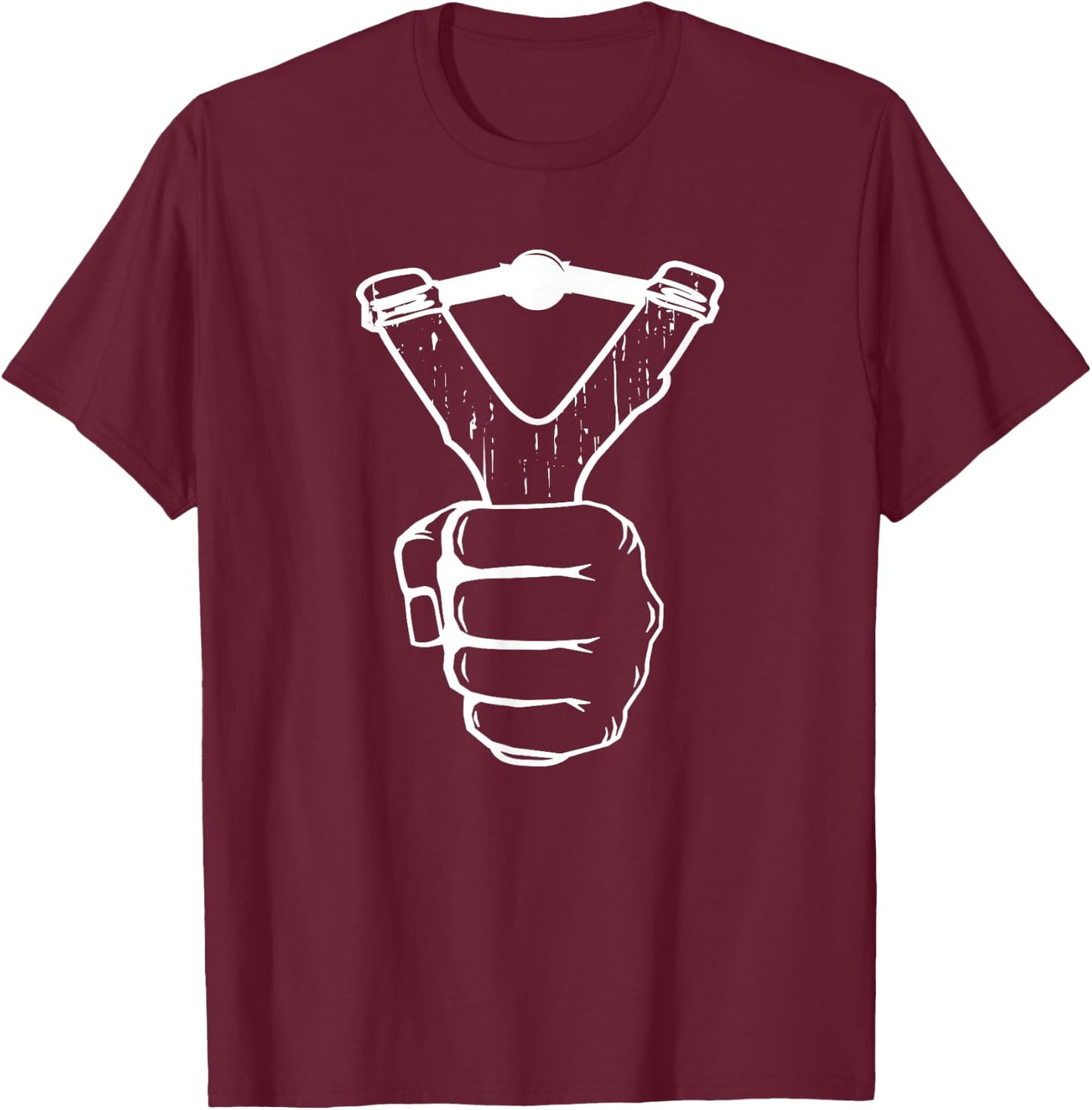 Slingshot Hunter T-Shirt - T-Shirt | Maroon
