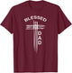 Blessed Dad Christian Cross Religious T-Shirt - T-Shirt | Maroon