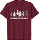 Celebrate Diversity Goats Funny Pet Goat Animal Lovers Gift T-Shirt - T-Shirt | Maroon