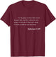 Bible Verse Ephesians 2:8-9 Christian Jesus Psalm Scripture T-Shirt - T-Shirt | Maroon