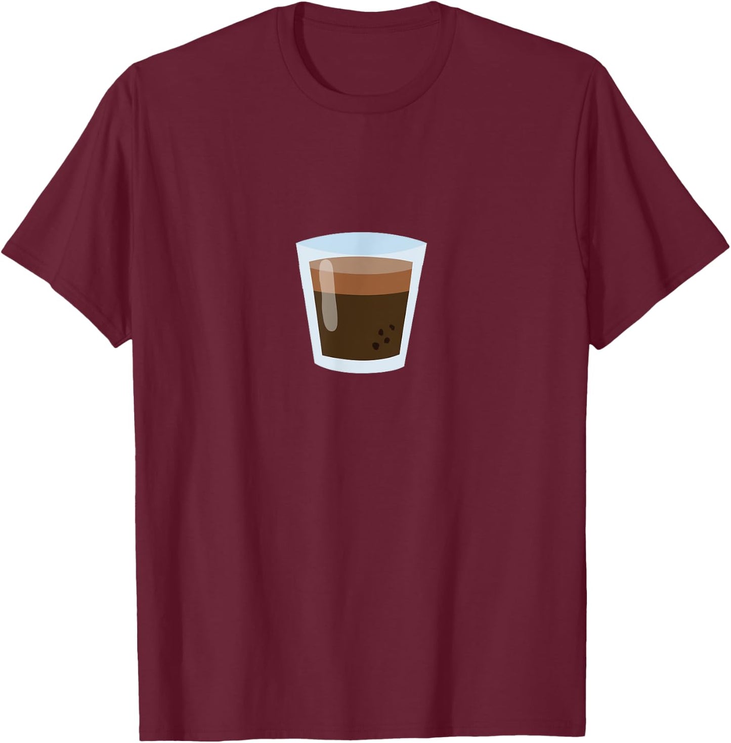 Espresso Coffee Roasted Bean T shirt Costume T-Shirt - T-Shirt | Maroon