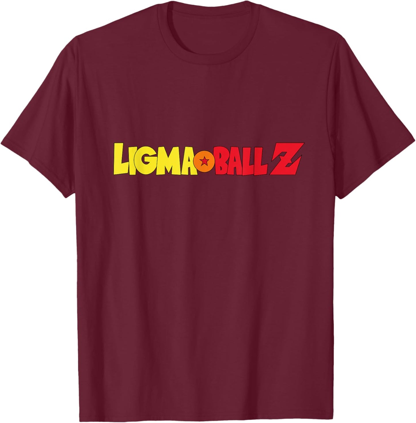 Ligma Ball Z T-Shirt - T-Shirt | Maroon