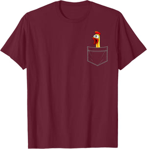 Cool Rubber Chicken Women Kids Animal Chicken Lovers T-Shirt - T-Shirt | Maroon