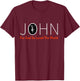 John 3:16 Christian T-Shirt - T-Shirt | Maroon