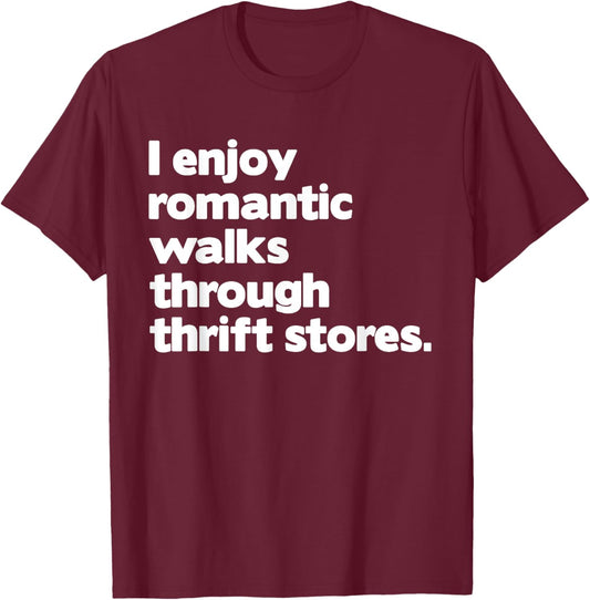 Funny Thrift Store Art Women Thrift Shop Thrifting T-Shirt - T-Shirt | Maroon