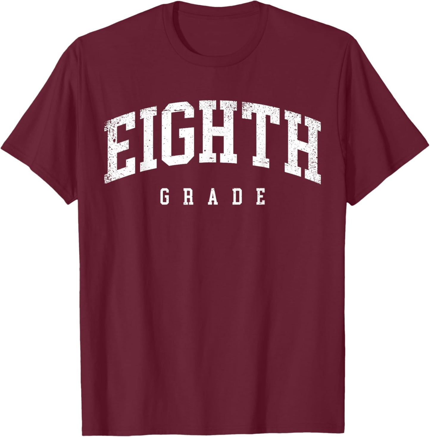 Eighth Grade Squad 8th Grade Team Retro First Day of School T-Shirt - T-Shirt | Maroon