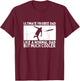 Ultimate Frisbee Dad Father Quote Funny Ultimate Frisbee T-Shirt - T-Shirt | Maroon