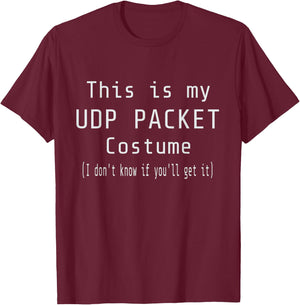 Sysadmin Funny Halloween Costume Computer Geek Gift T-Shirt - T-Shirt | Maroon