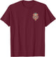 Wolf In Sheep's Clothing Traditional Tattoo Flash Art Edgy T-Shirt - T-Shirt | Maroon