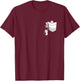 Cat In Pocket Kitten Lover Cute Kitty Feline Pet Owner Women Kids T-Shirt - T-Shirt | Maroon