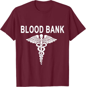 Blood bank Tech lab week Transfusion Nurse Blood Donation T-Shirt - T-Shirt | Maroon