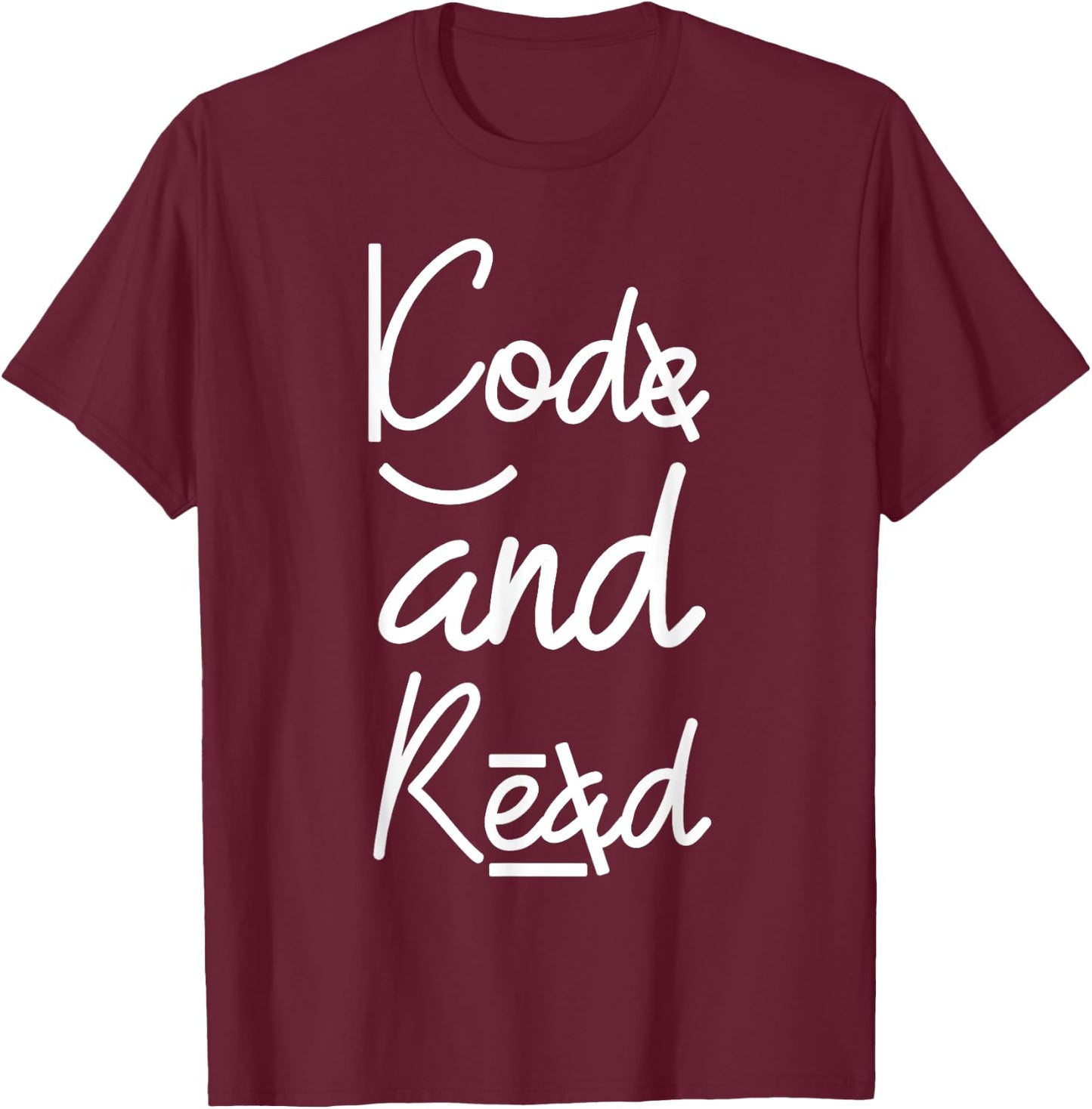 Code And Read Dyslexia Learning Disability Dyslexic T-Shirt - T-Shirt | Maroon