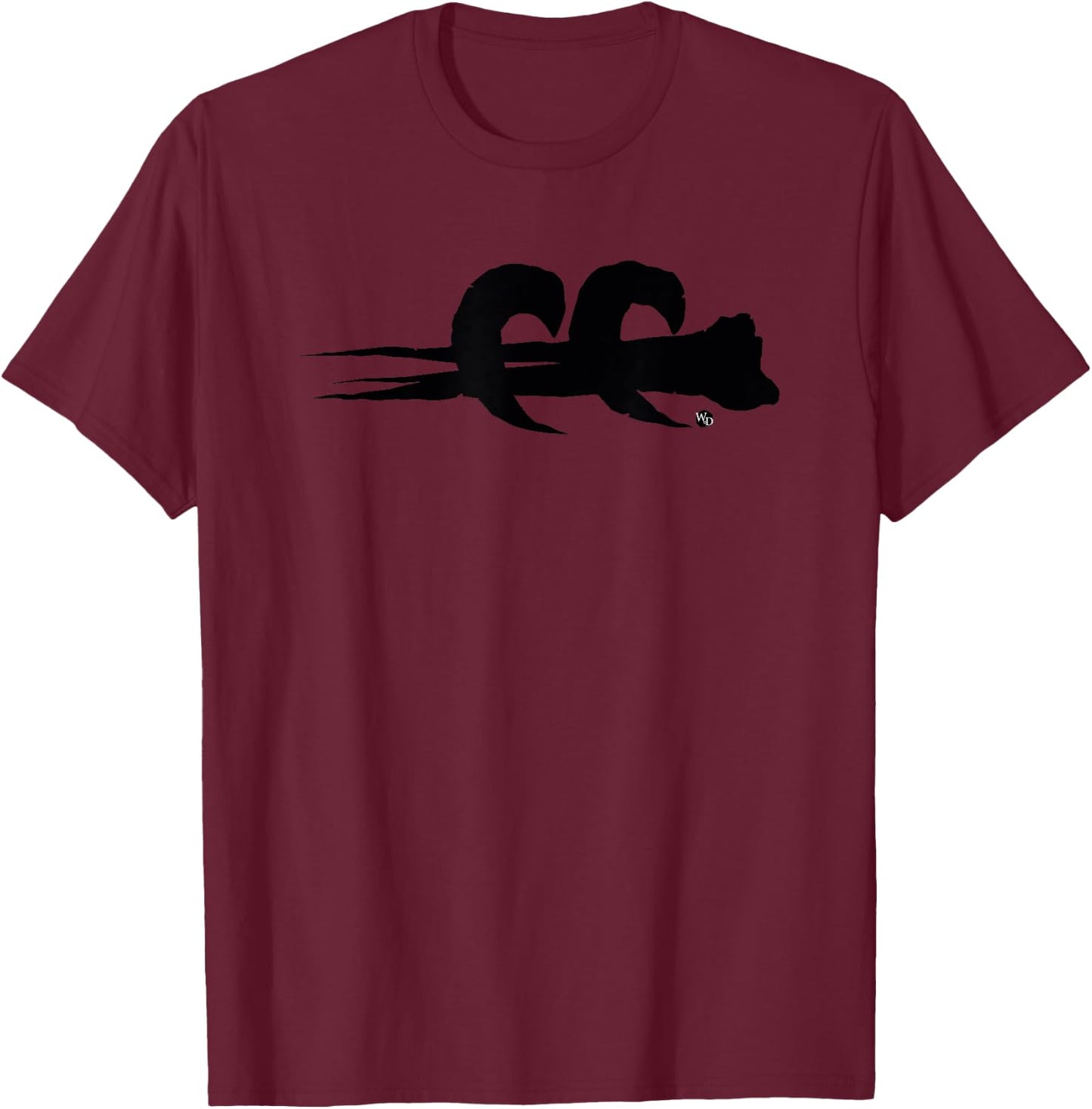 WoD Werewolf Bone Gnawers Icon Black T-Shirt - T-Shirt | Maroon