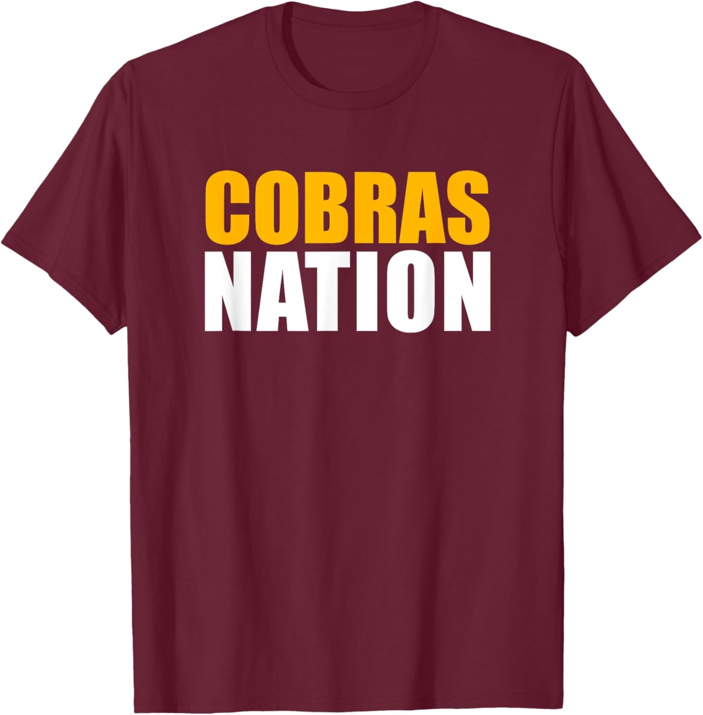 Fort Pierce Central Cobras Nation HS T-Shirt - T-Shirt | Maroon