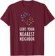 Machine Learning Nearest Neighbor Algorithm AI Artificial T-Shirt - T-Shirt | Maroon