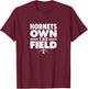 Hillside High School Own the Field T-Shirt - T-Shirt | Maroon