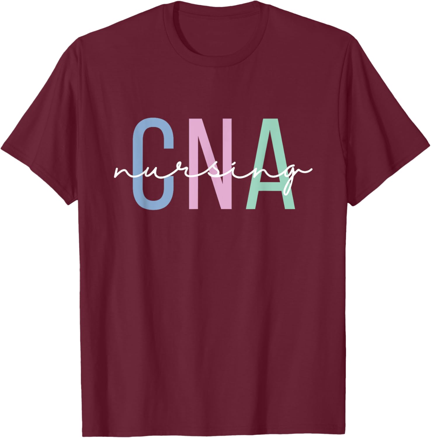 Occupational Nurse Ideas -Adults Nurse Themed , Black, Small, Short Sleeve T-Shirt - T-Shirt | Maroon