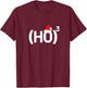 Ho3 Shirt Maths Physics Nerd Informatik Ho Hoch 3 Christmas T-Shirt - T-Shirt | Maroon