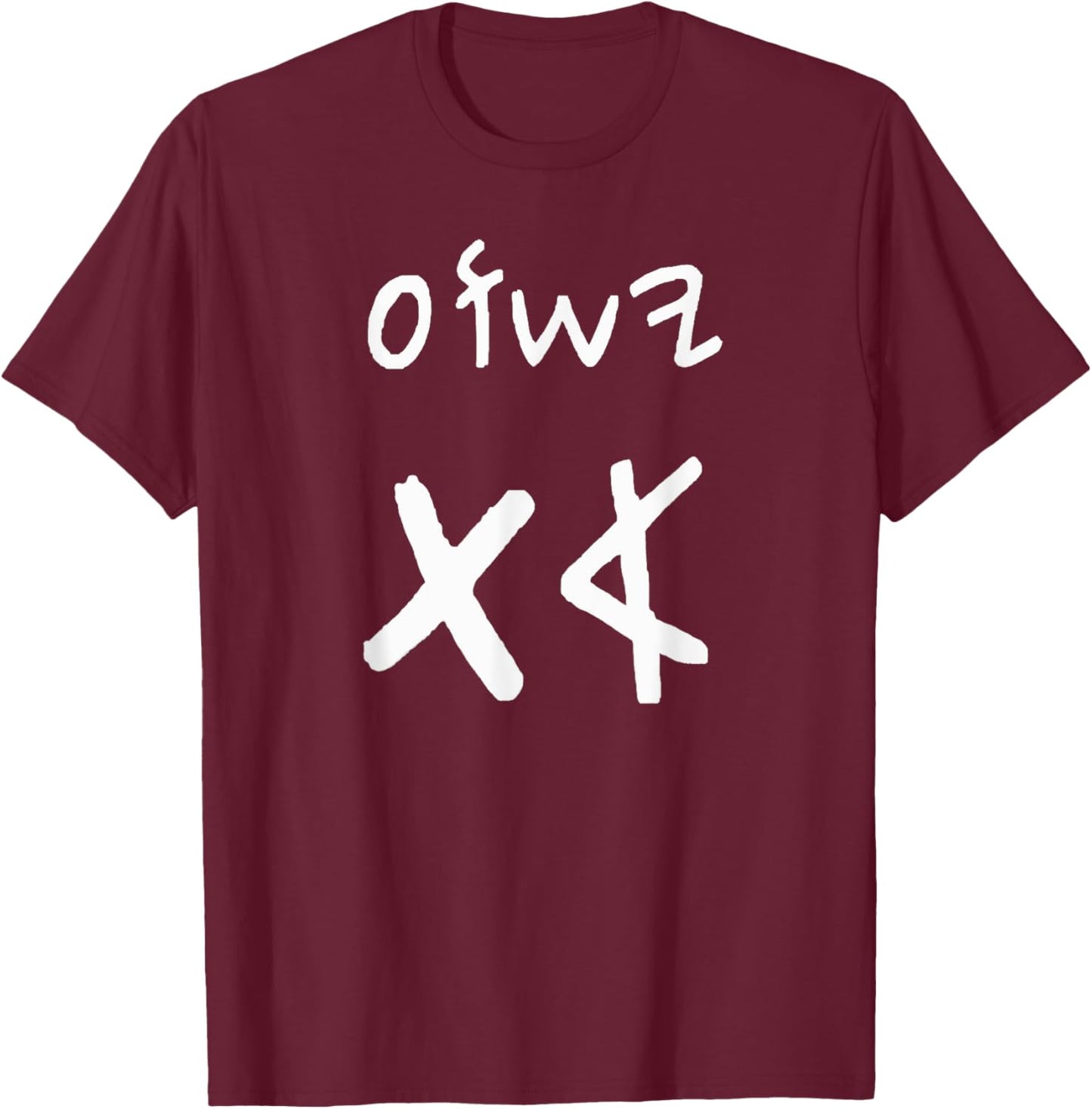 Yeshua Aleph Tav Jesus First Last in Paleo Hebrew T-Shirt - T-Shirt | Maroon