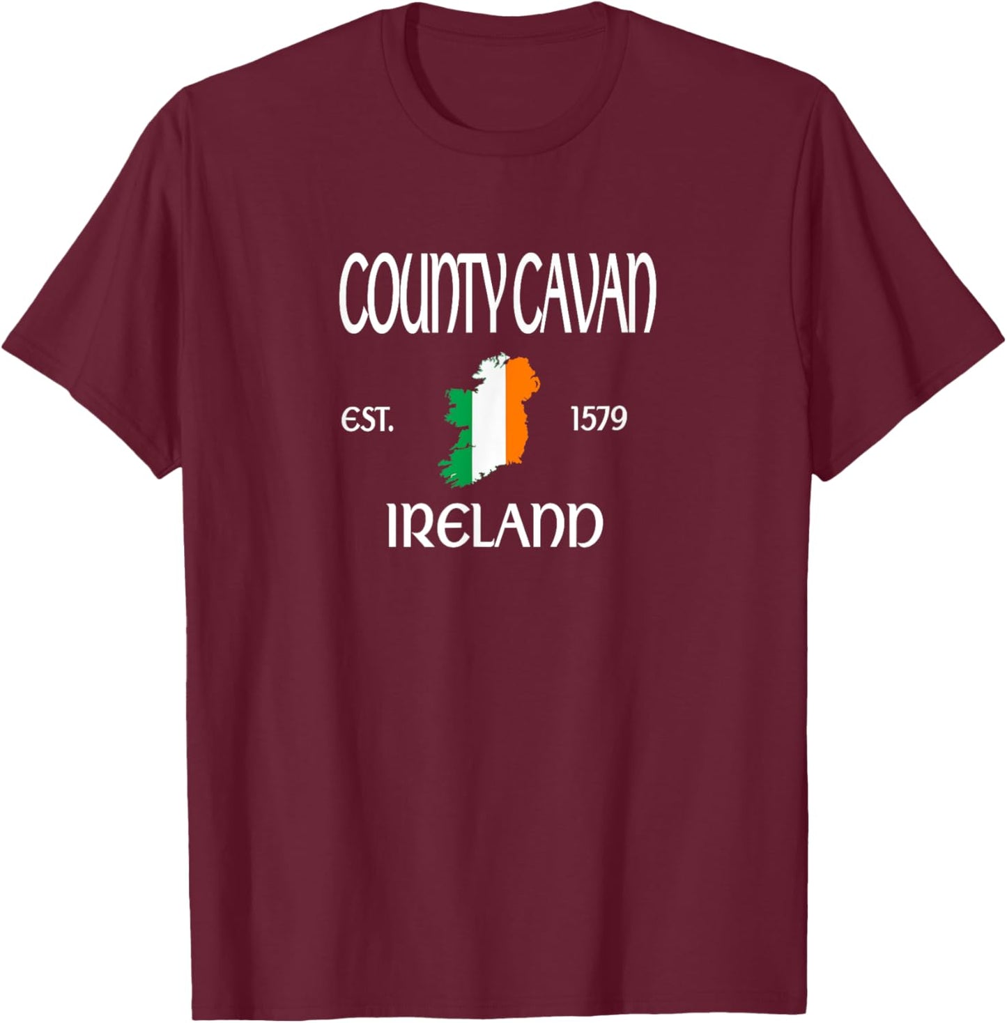 County Cavan Ireland T-Shirt - T-Shirt | Maroon