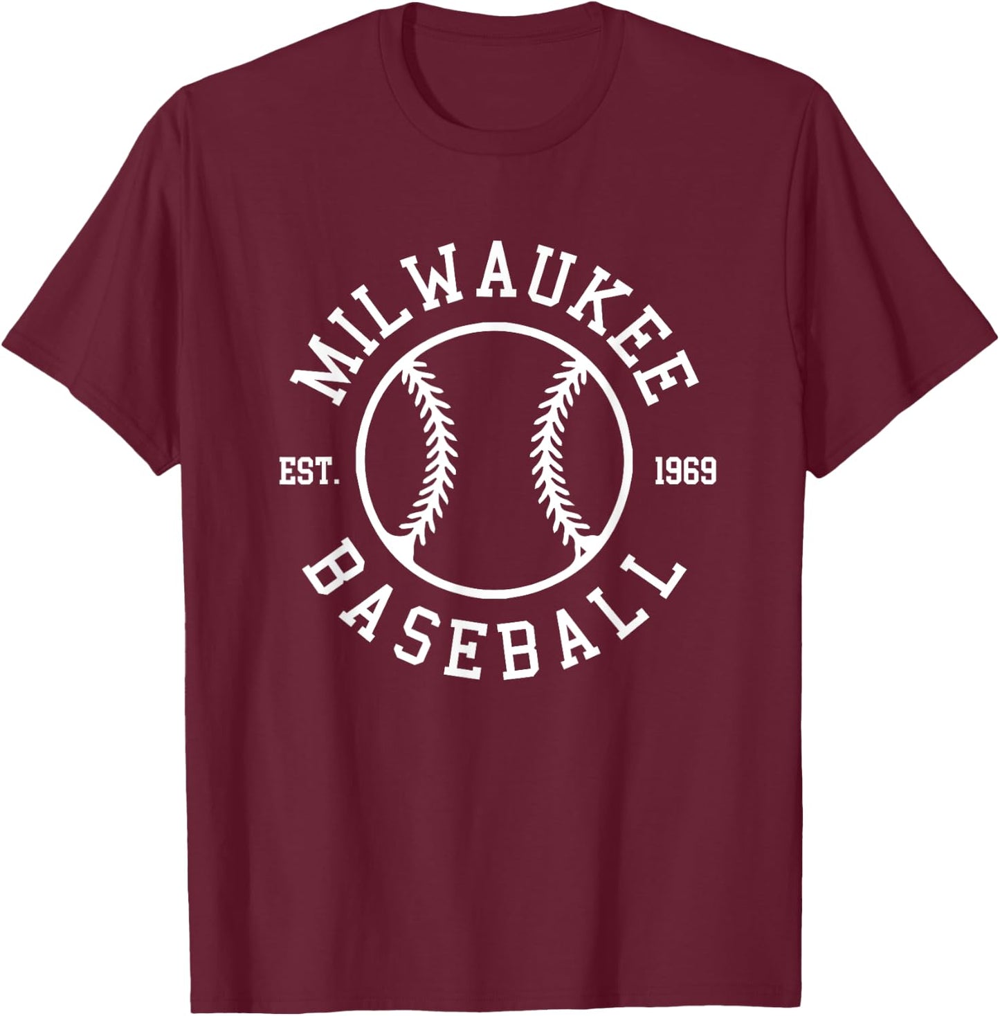 Milwaukee Baseball Seventh Inning Stretch Gameday Fan Gear T-Shirt - T-Shirt | Maroon