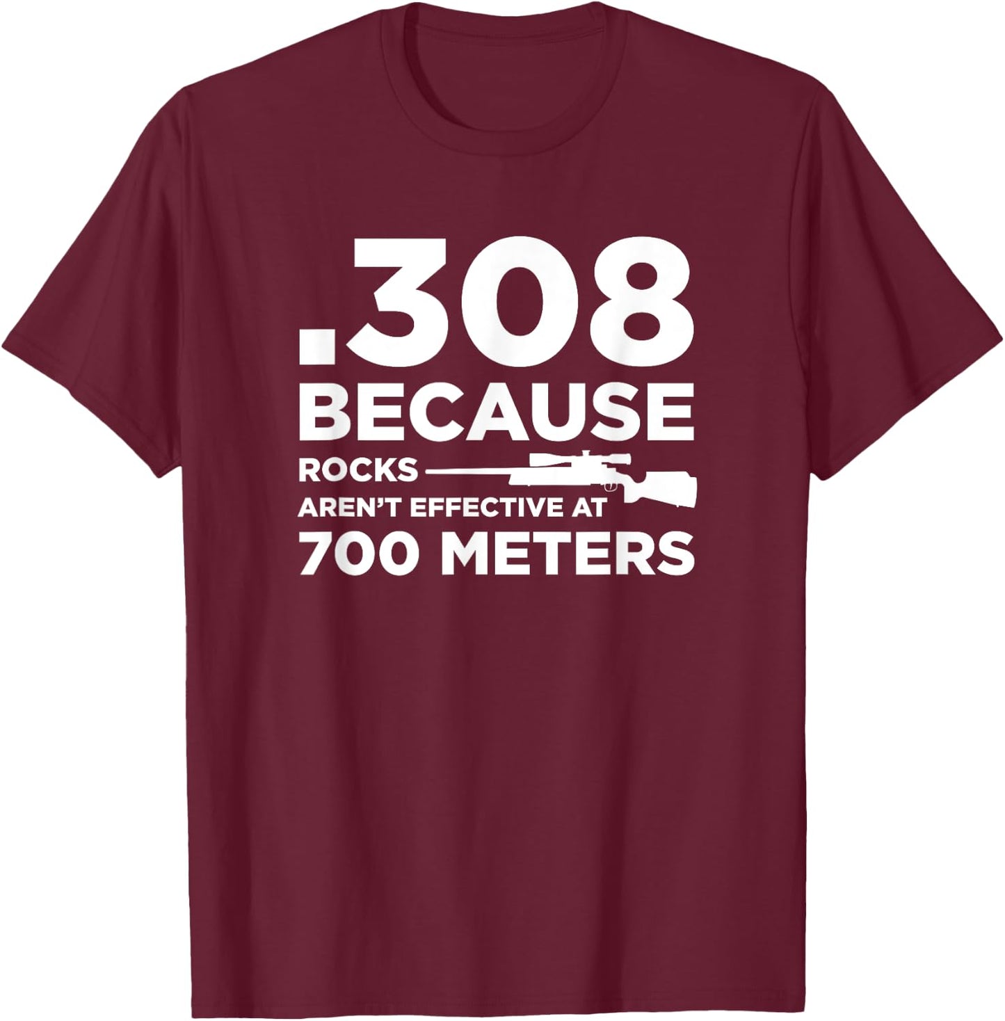 Funny Gun Owner Pro Second Amendment Rights USA T-Shirt - T-Shirt | Maroon