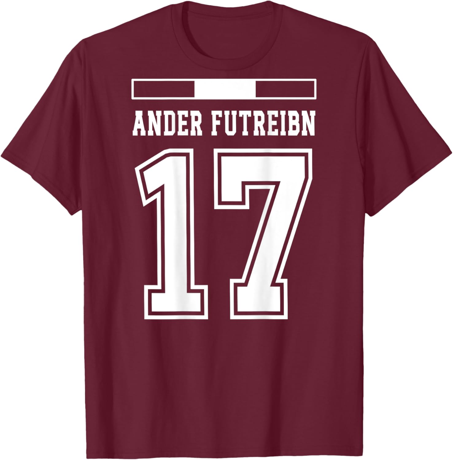 Österreich Trikot Lustige Namen Ander Futreibn T-Shirt - T-Shirt | Maroon