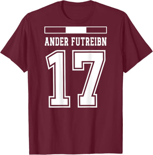 Österreich Trikot Lustige Namen Ander Futreibn T-Shirt - T-Shirt | Maroon