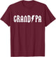 Rock n Roll Grandpa Birthday Rock Star Matching Family T-Shirt - T-Shirt | Maroon