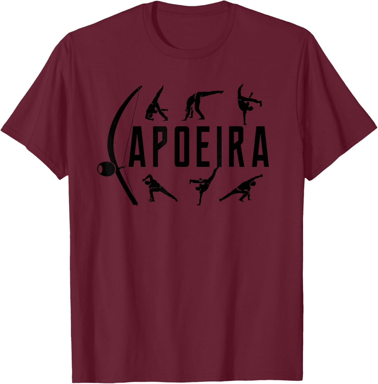 Funny Capoeira Berimbau Instrument Lover Gift Women T-Shirt - T-Shirt | Maroon