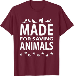 Wildlife Biologist Ecologist Animal Vet T-Shirt - T-Shirt | Maroon