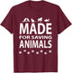 Wildlife Biologist Ecologist Animal Vet T-Shirt - T-Shirt | Maroon