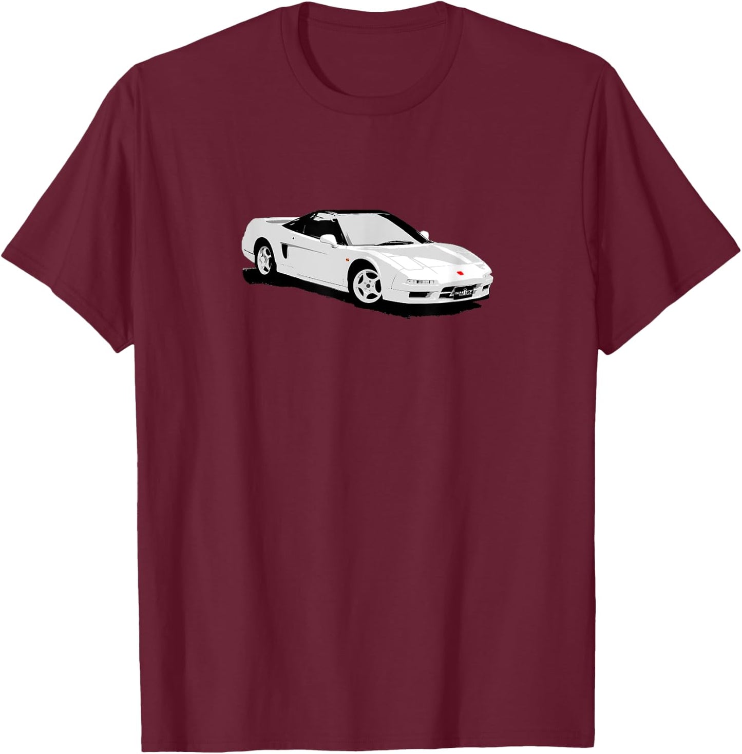 New Sportscar Experimental - NSX NA1 NA2 Inspired T-Shirt - T-Shirt | Maroon