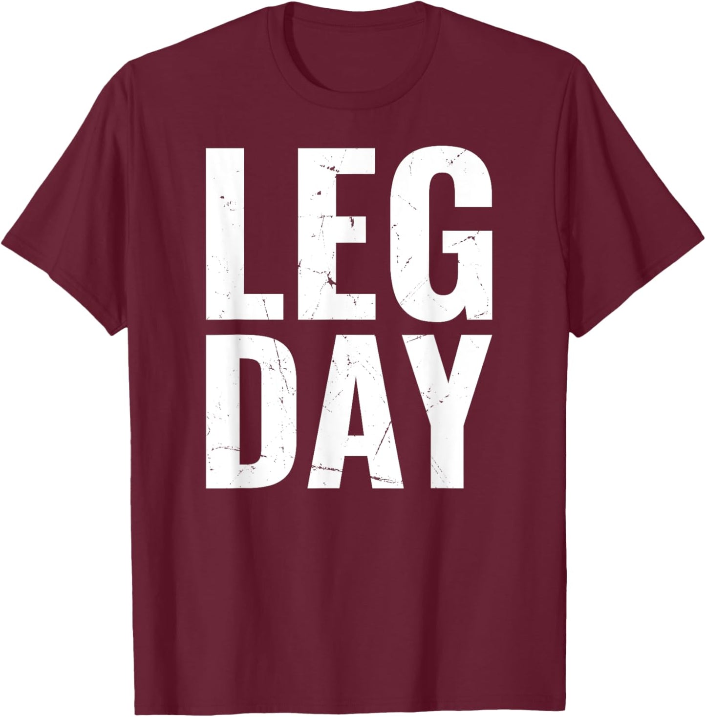 Tusker Fitness -Adults Retro Fitness Gym Motivation , Black, Small T-Shirt - T-Shirt | Maroon