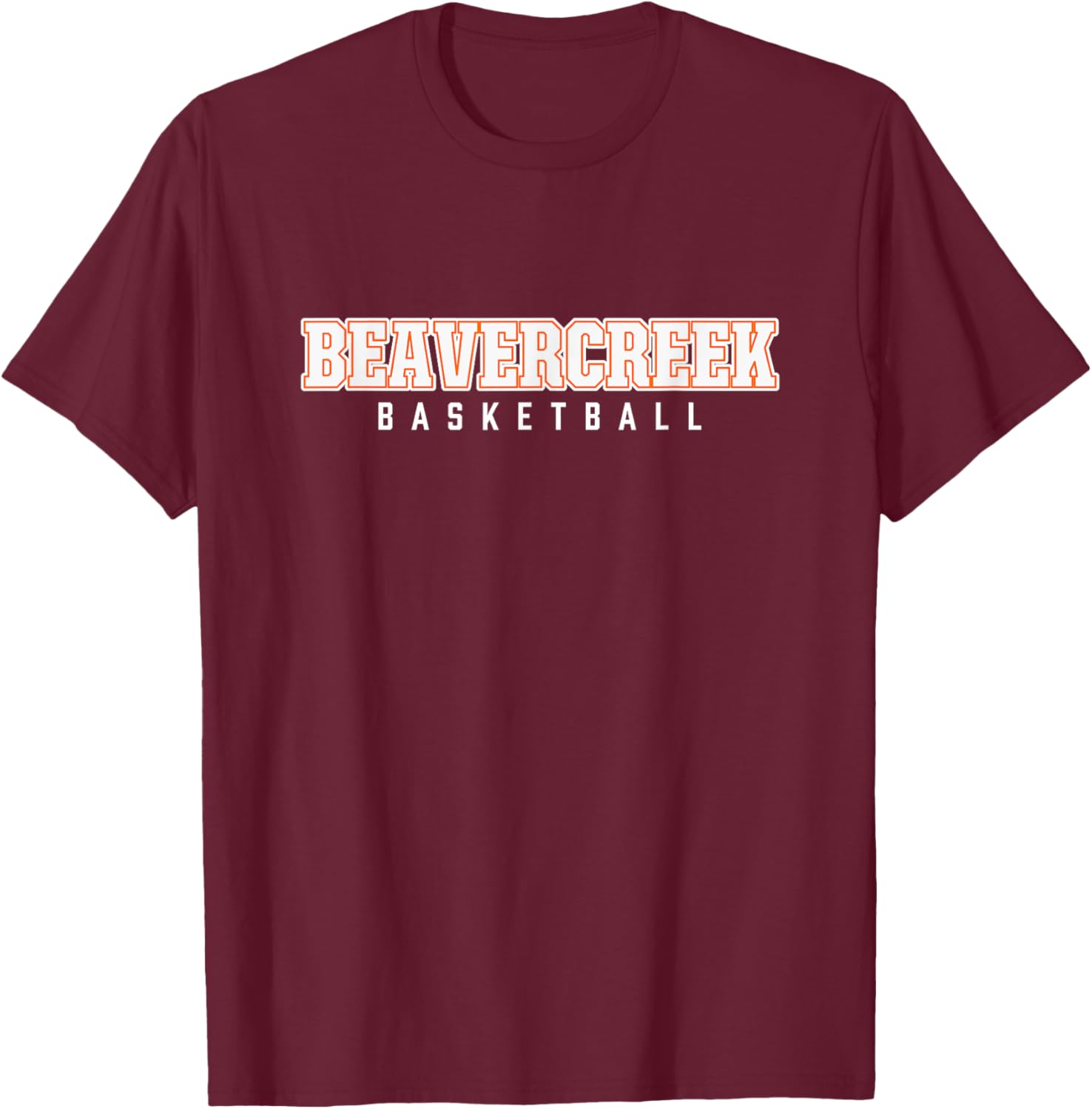 Beavercreek High School Basketball T-Shirt - T-Shirt | Maroon
