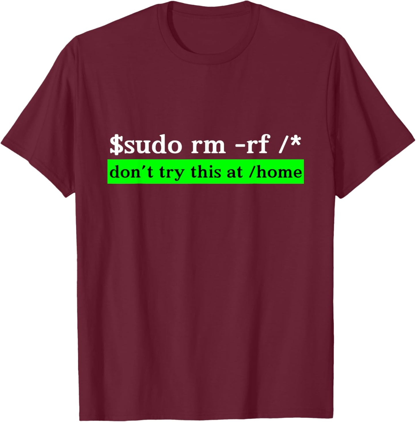 Funny Kali Linux Command for Coders Programmers Hackers T-Shirt - T-Shirt | Maroon