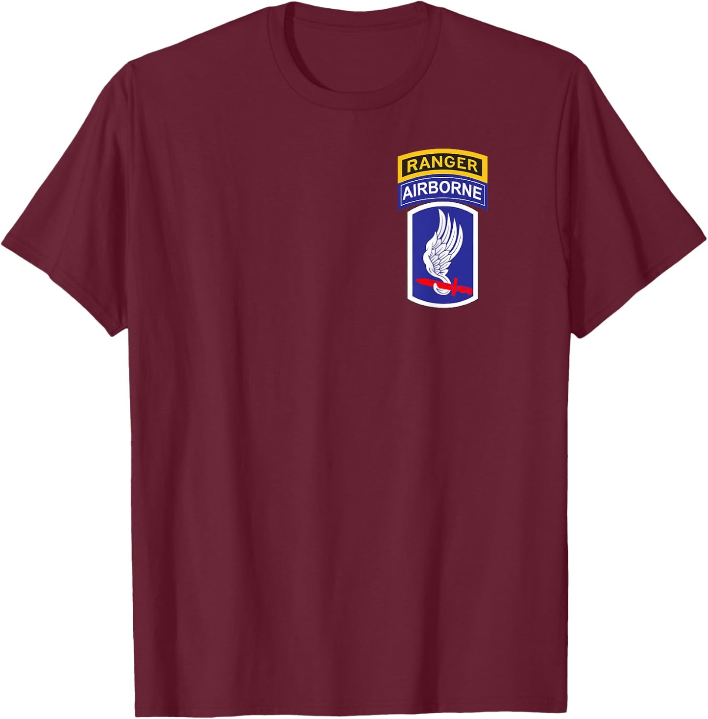 173rd Airborne Shirt - 173rd Shirt - 173rd Ranger Shirt T-Shirt - T-Shirt | Maroon