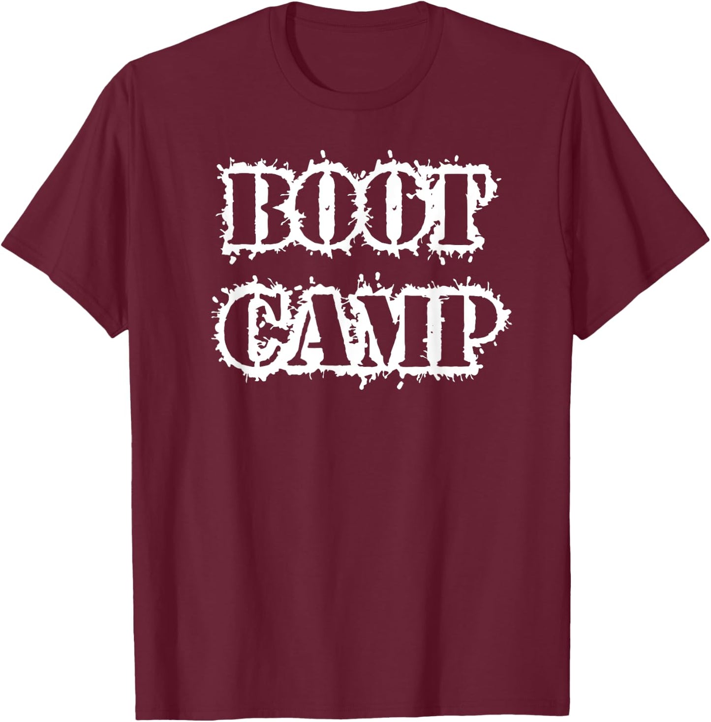 Boot Camp Workout Bootcamp Fitness T-Shirt - T-Shirt | Maroon
