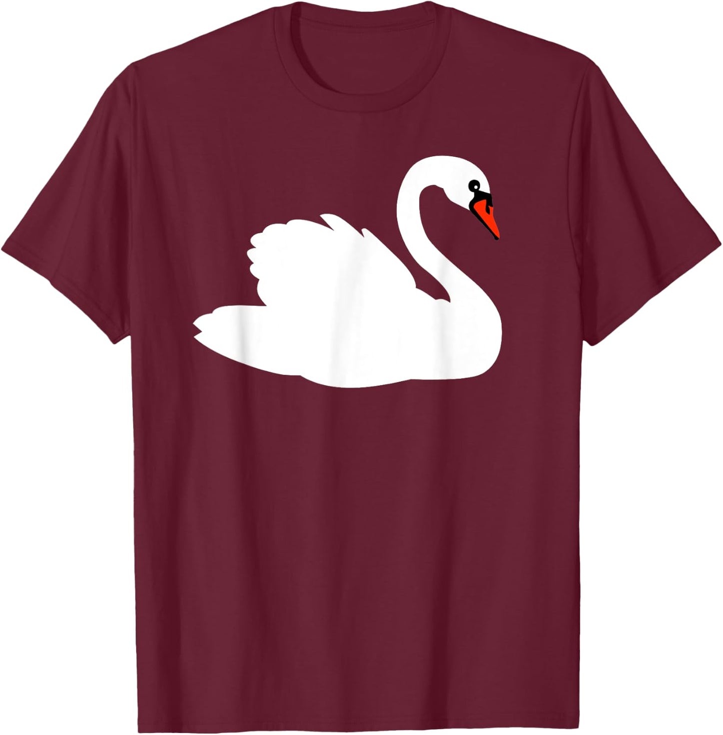 Swan T-Shirt - T-Shirt | Maroon