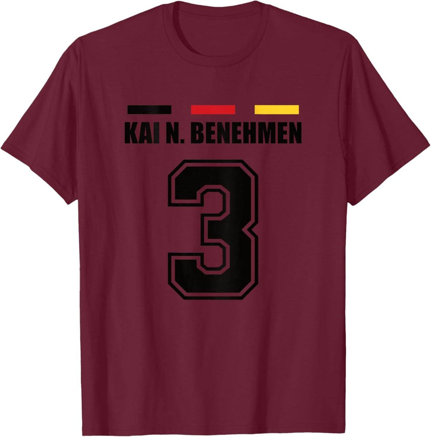 Lustige Namen Deutschland Trikot für Mallorca und die Party T-Shirt - T-Shirt | Maroon