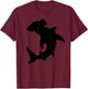 Hammerhead Shark Kids Girls Boys Hammerhead T-Shirt - T-Shirt | Maroon
