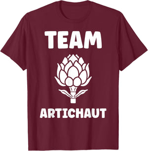 Humour Artichokes Vegetable Simple Team Artichoke T-Shirt - T-Shirt | Maroon