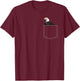Bald Eagle Lover Gift Pocket Bird Of Prey Women Kids T-Shirt - T-Shirt | Maroon